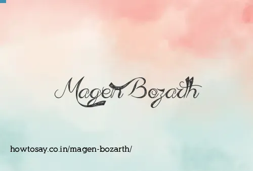 Magen Bozarth