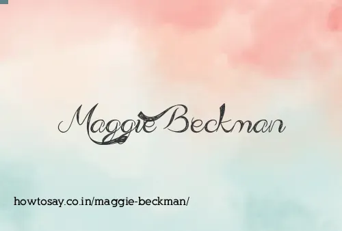 Maggie Beckman