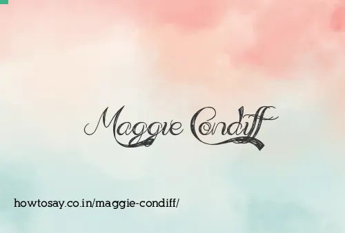 Maggie Condiff