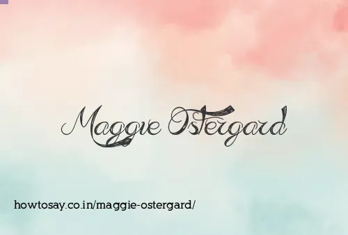Maggie Ostergard