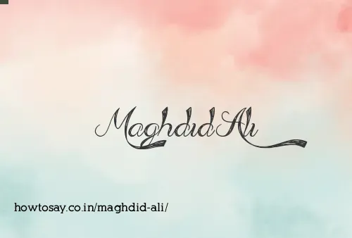 Maghdid Ali