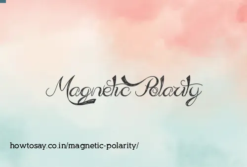 Magnetic Polarity