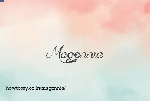 Magonnia