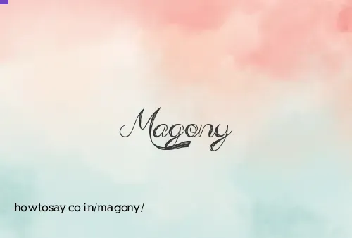 Magony