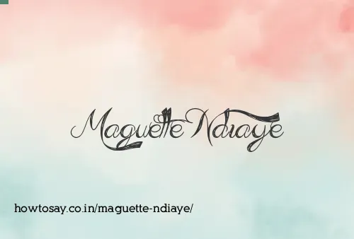 Maguette Ndiaye