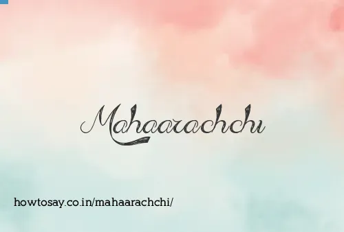 Mahaarachchi