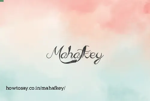 Mahafkey