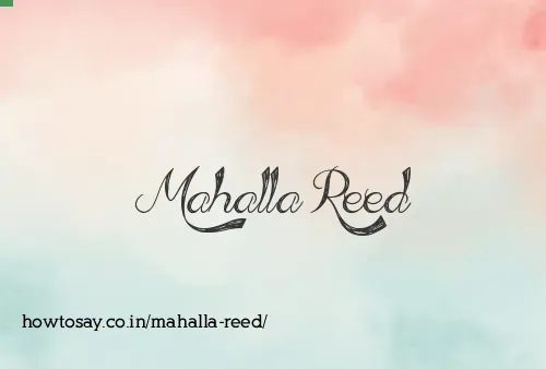 Mahalla Reed