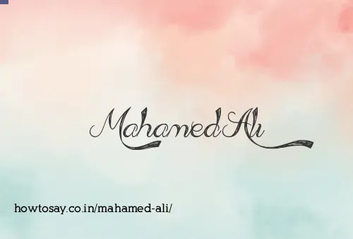 Mahamed Ali
