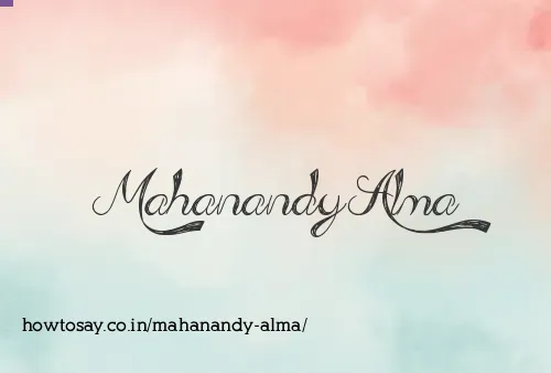 Mahanandy Alma