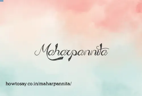 Maharpannita