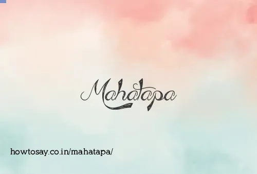 Mahatapa
