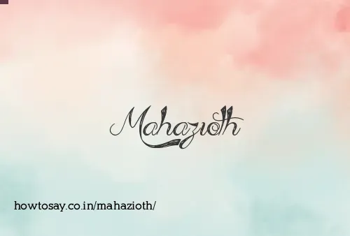 Mahazioth