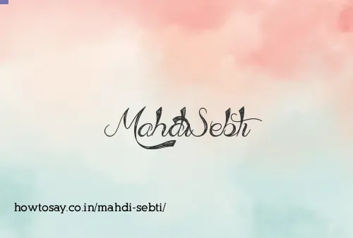 Mahdi Sebti