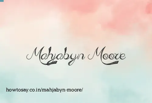 Mahjabyn Moore