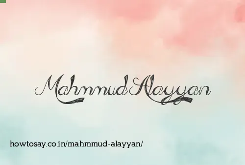 Mahmmud Alayyan