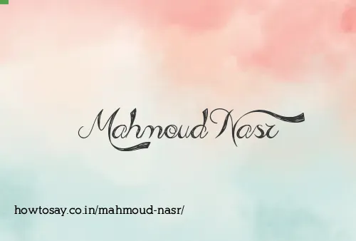 Mahmoud Nasr