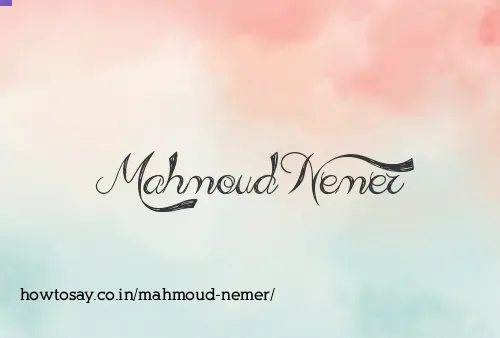 Mahmoud Nemer