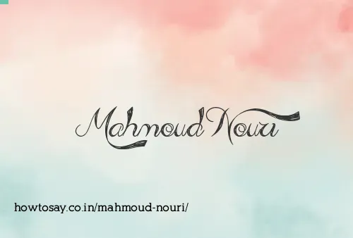 Mahmoud Nouri