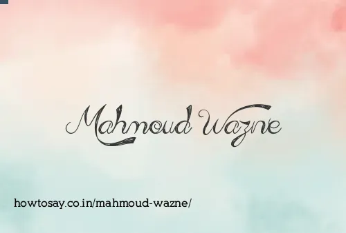 Mahmoud Wazne