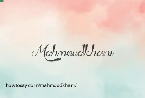 Mahmoudkhani