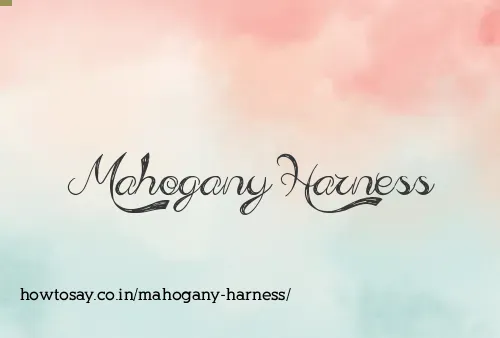 Mahogany Harness