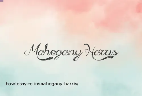 Mahogany Harris