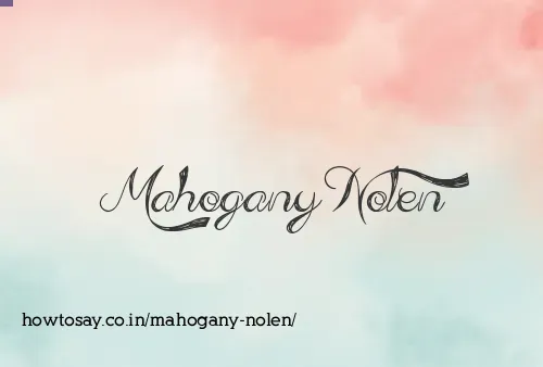Mahogany Nolen