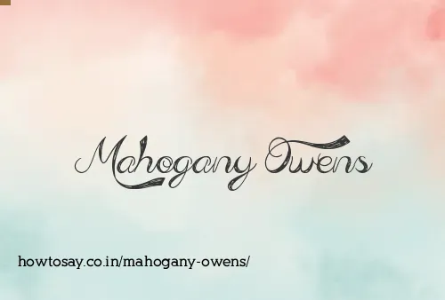 Mahogany Owens
