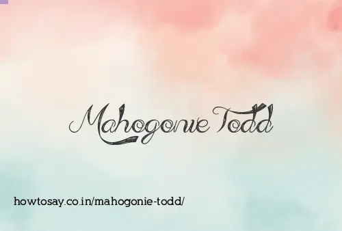 Mahogonie Todd