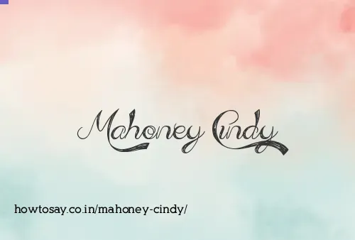 Mahoney Cindy