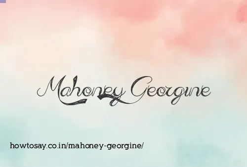 Mahoney Georgine