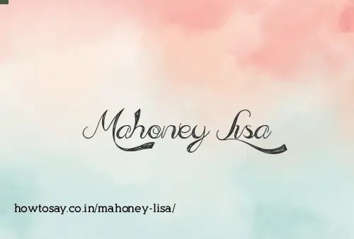 Mahoney Lisa