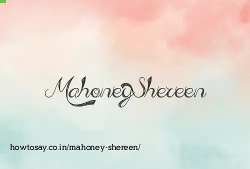 Mahoney Shereen
