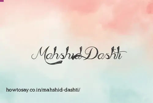 Mahshid Dashti