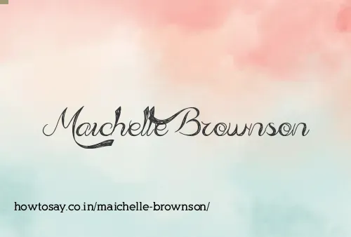 Maichelle Brownson