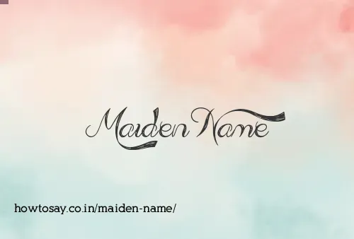 Maiden Name