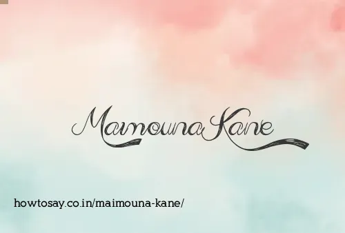 Maimouna Kane