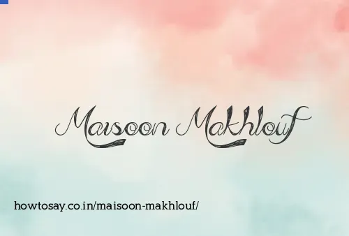 Maisoon Makhlouf