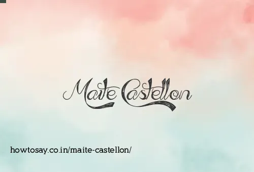 Maite Castellon