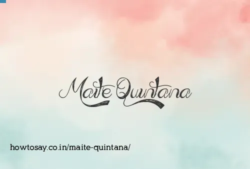 Maite Quintana