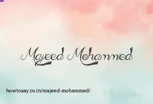 Majeed Mohammed