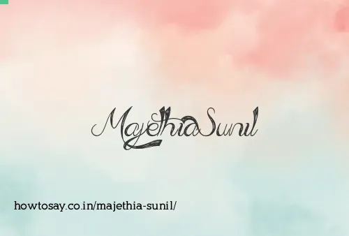 Majethia Sunil