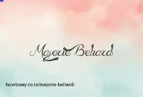 Majorie Beliard
