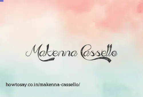 Makenna Cassello
