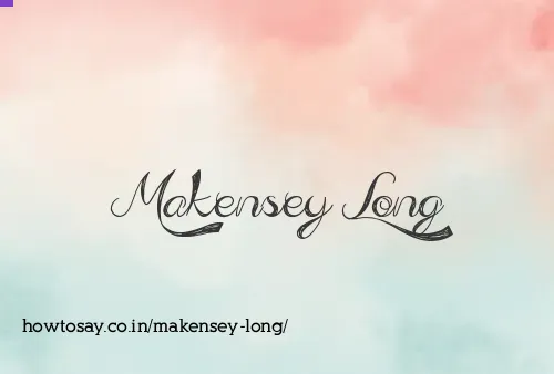 Makensey Long