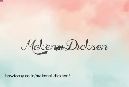 Makensi Dickson
