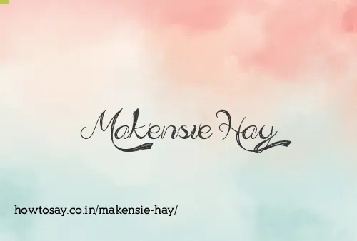 Makensie Hay