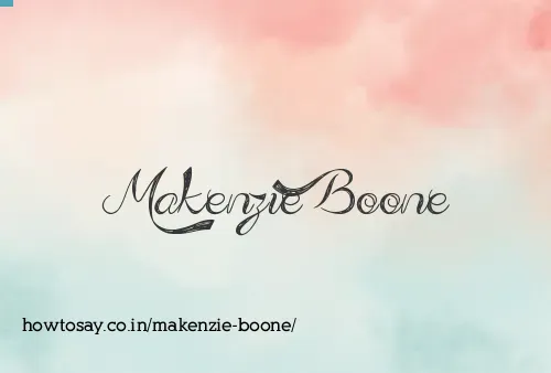 Makenzie Boone