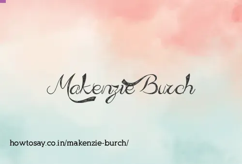 Makenzie Burch